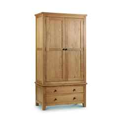 Marlborough American White Oak Combination Wardrobe- (flat Pack Only*)