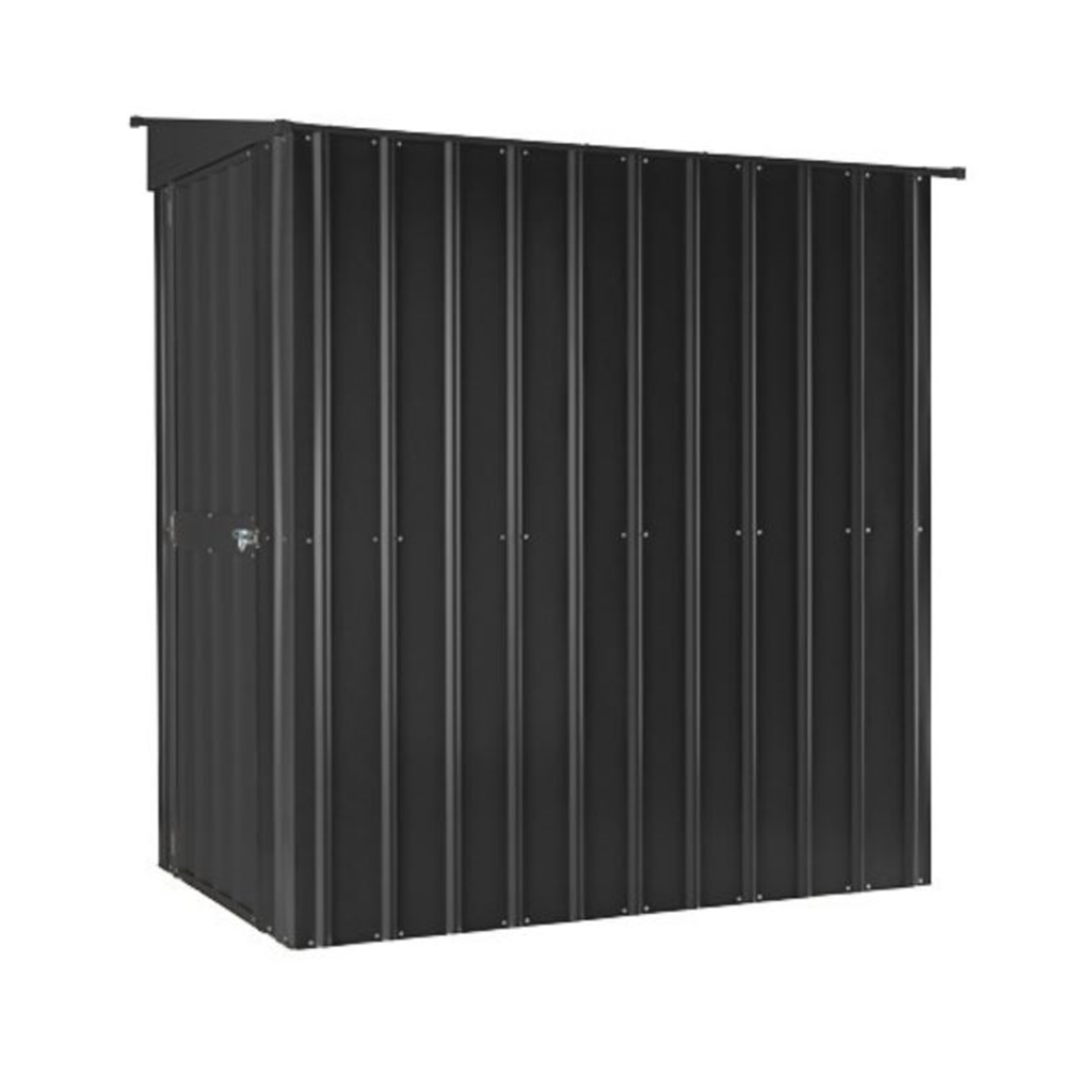 4 X 8 Lean To Anthracite Grey Metal Shed 1 13m X 2 34m Homeberry