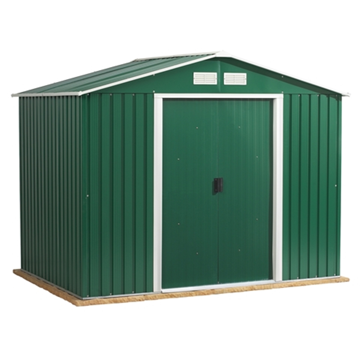8 x 6 Budget Metal Shed (2.61m x 1.82m) HomeBerry