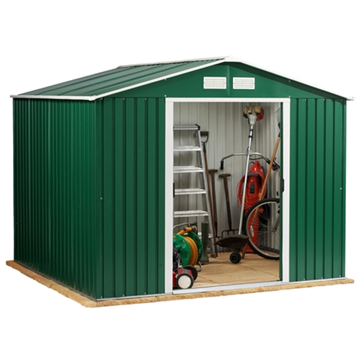8 x 6 Budget Metal Shed (2.61m x 1.82m) HomeBerry 8 x 6 Budget Metal Shed (2.61m x 1.82m) HomeBerry
