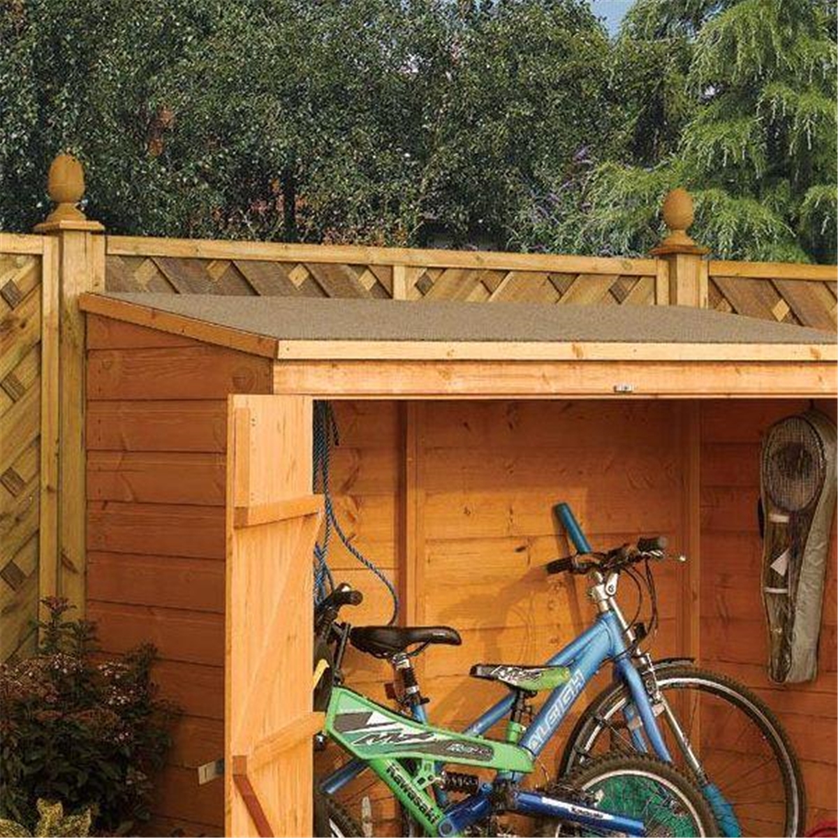 6 x 3 Deluxe Tongue and Groove Wallstore / Bike Shed (1