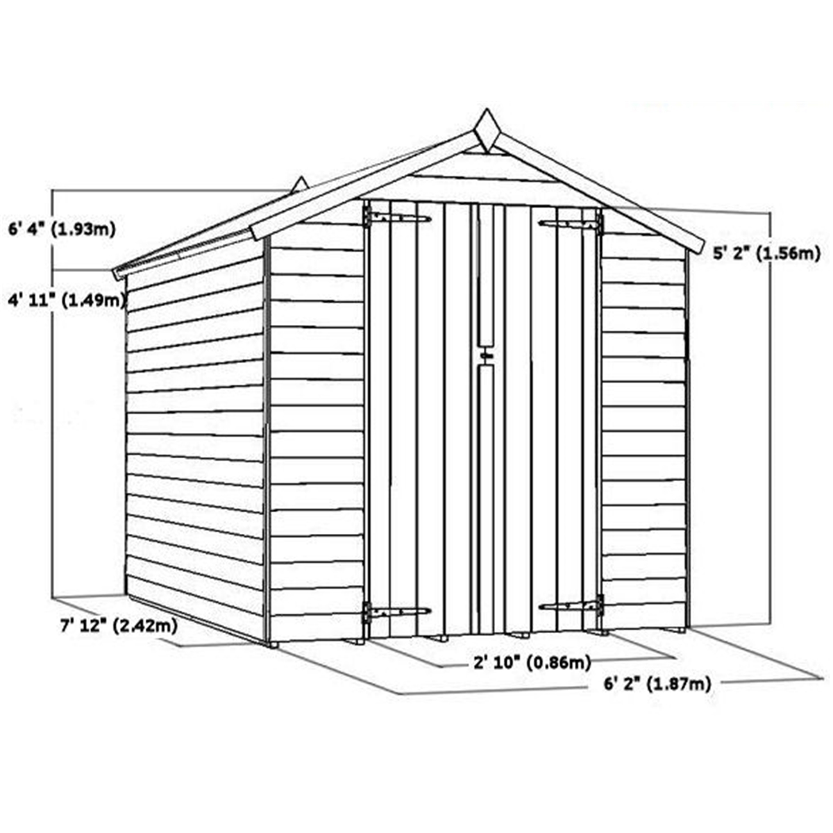 storage for garden: concrete shed base builders