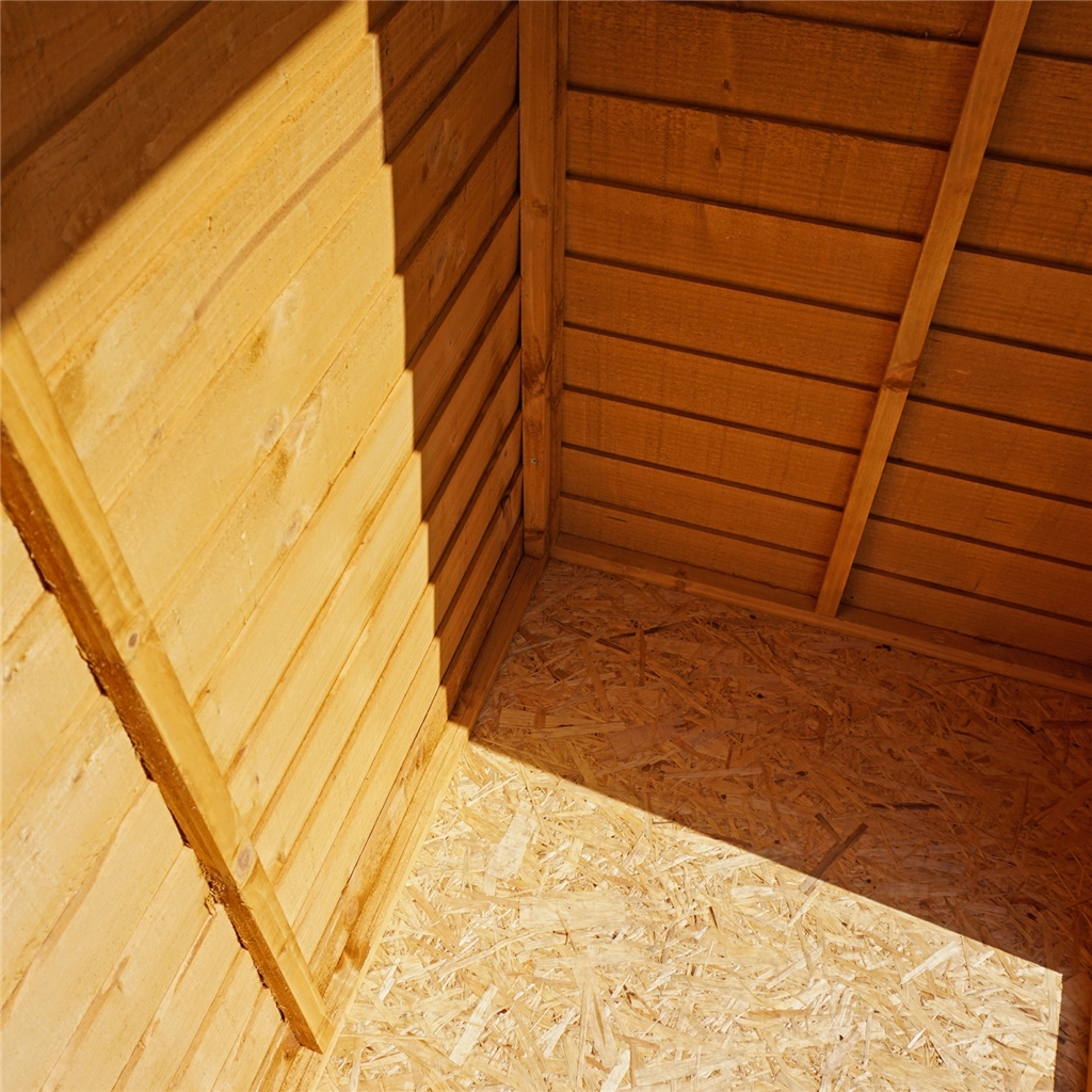 3 x 5 Garden Wooden Overlap Shed - 8mm Wall Thickness ...