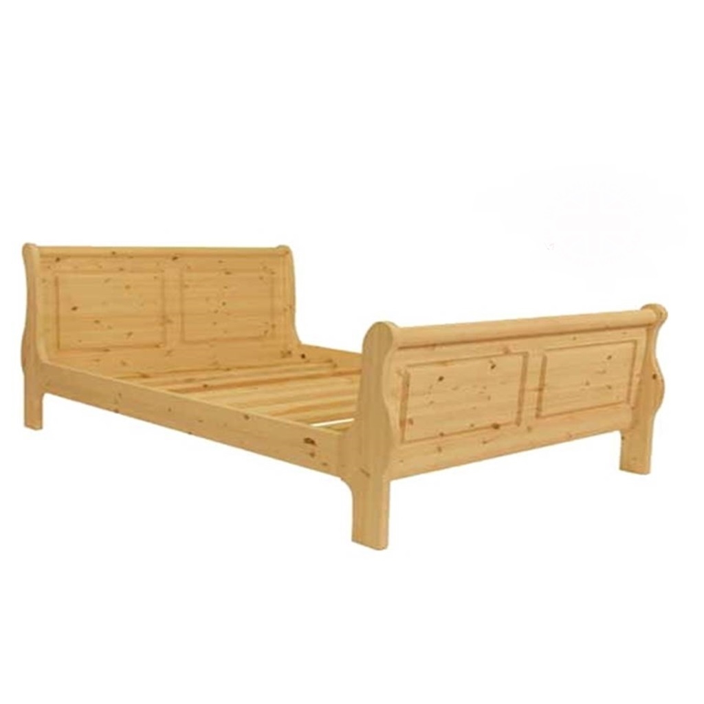 King Size Premier Isobel Pine Sleigh Bed 5ft Free Delivery Homeberry King Size Premier Isobel Pine Sleigh, King Size Pine Sleigh Bed