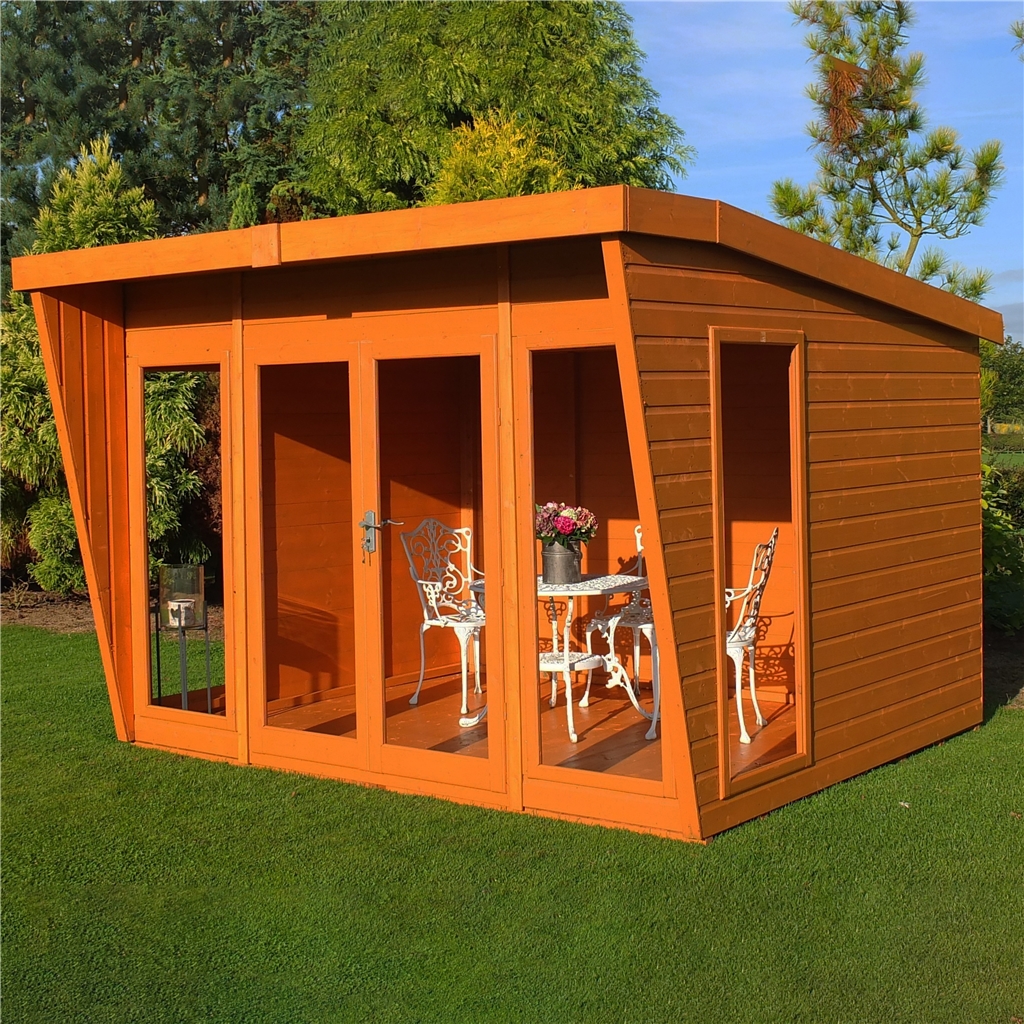 10 x 8 (3.06m x 2.39m) - Premier Wooden Summerhouse 