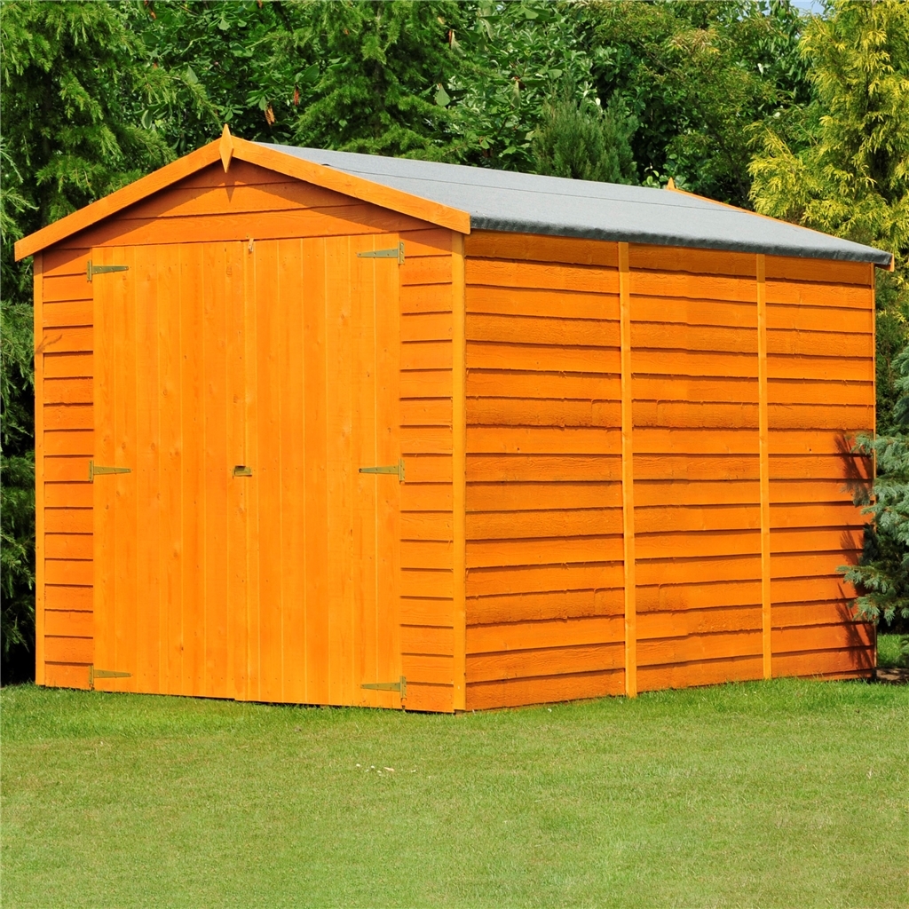 12 X 6 Dip Treated Overlap Apex Windowless Wooden Garden Shed 12 X 6 Dip Treated Overlap Apex Windowless Wooden Garden Shed Double Doors 8mm Wall Thickness Homeberry