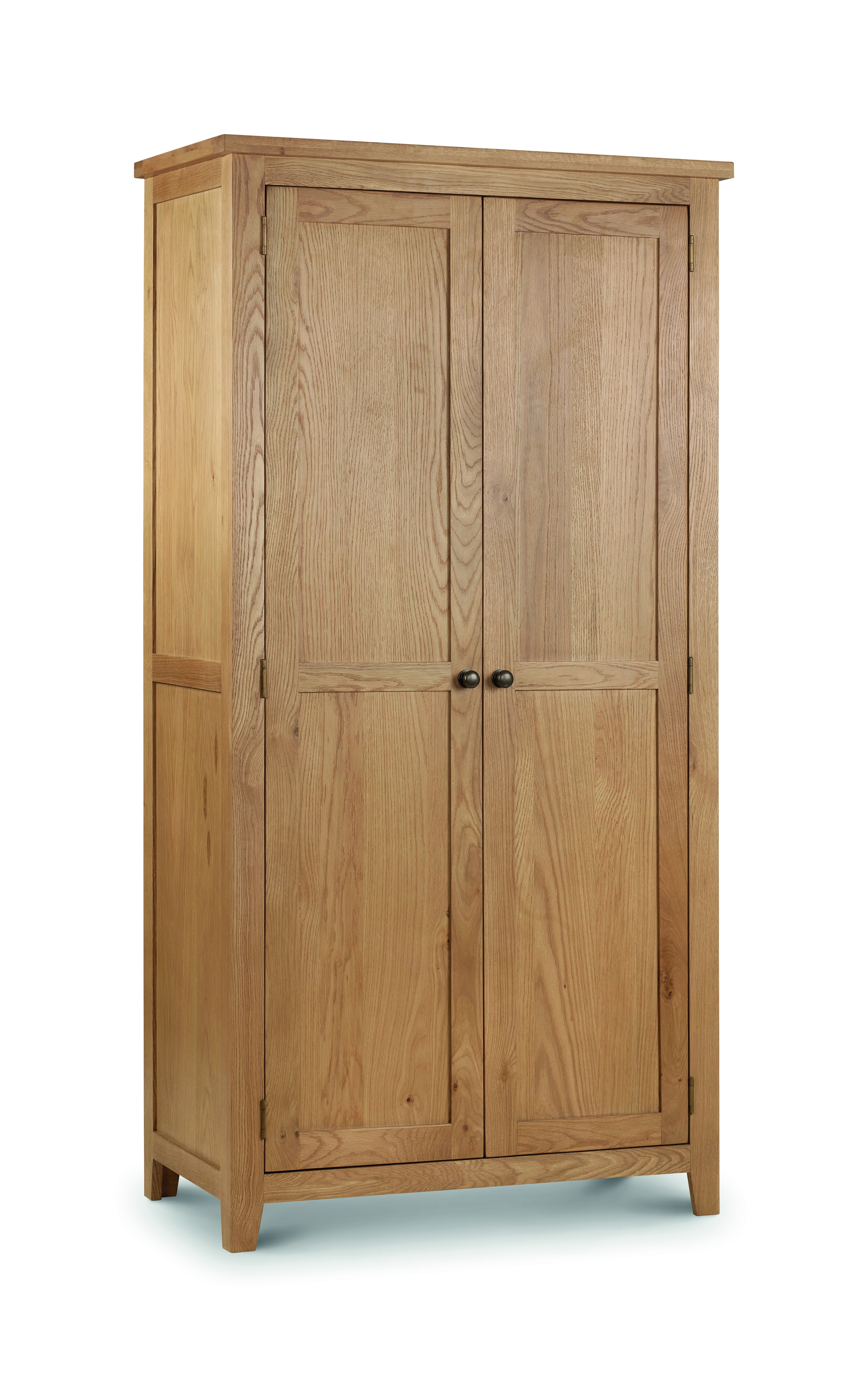 Marlborough American White Oak Wardrobe 2 Doors Flat Pack Only Homeberry