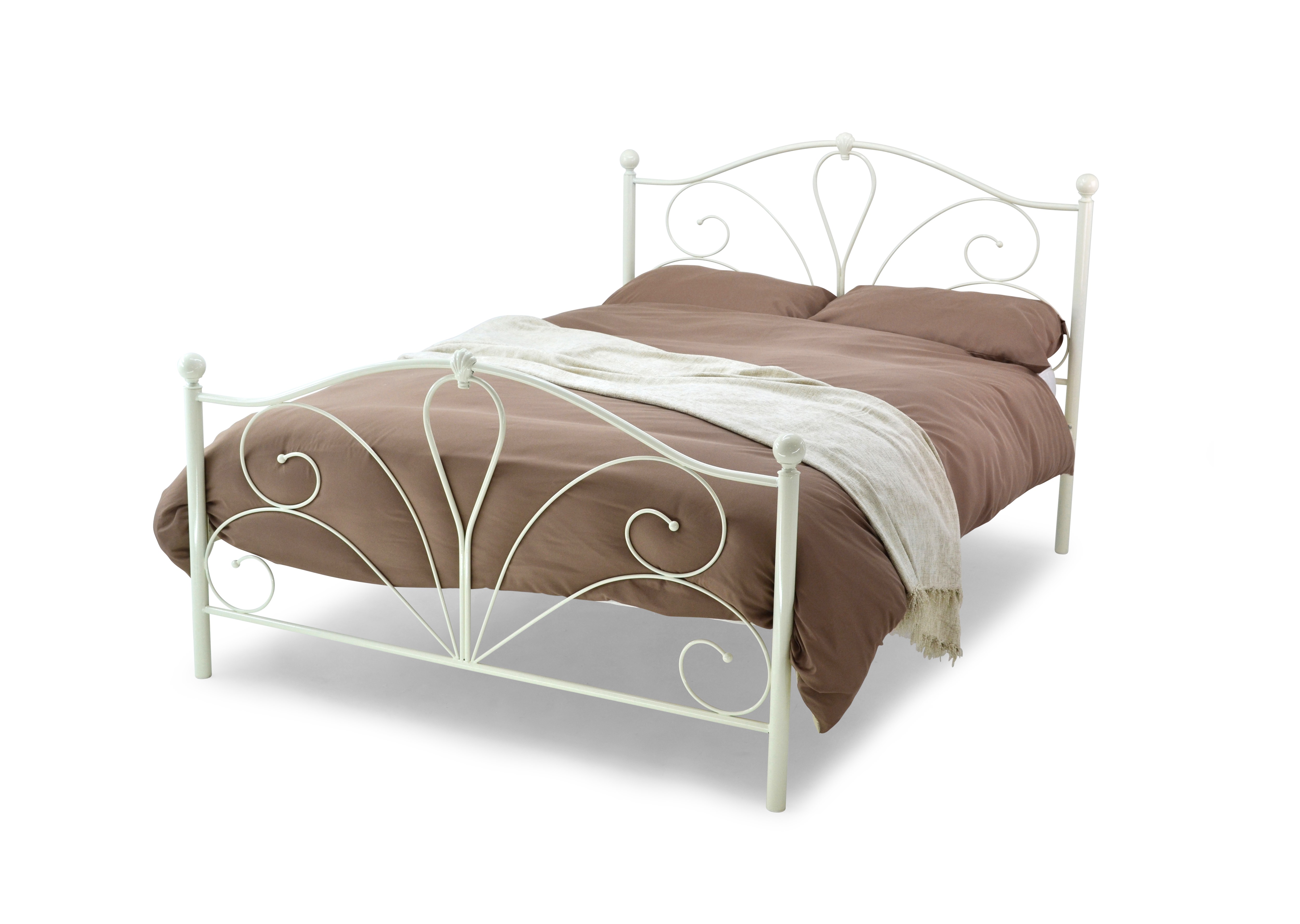 Romance Ivory Bed Frame Single 3ft HomeBerry