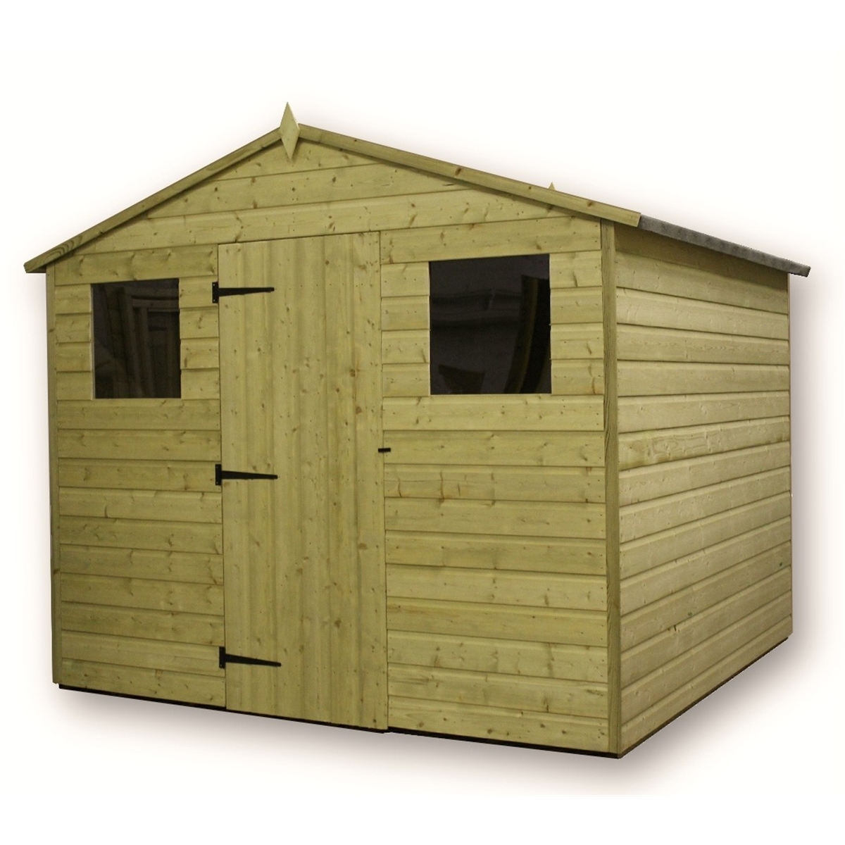 Installed 10 X 8 Premier Apex Garden Shed 12mm Tongue And Groove