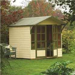 7 X 7 Deluxe Summerhouse (12mm Tongue And Groove Floor And Roof)