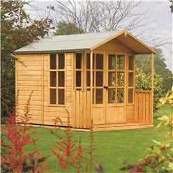 10 X 7 Deluxe Summerhouse (12mm Tongue And Groove Floor And Roof)