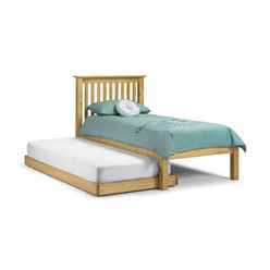 Pine Finish Hideaway Shaker Style Low Foot End Bed - 2 X Single 3ft