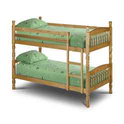 Solid Pine Shaker Style Bunk Bed - 76cm