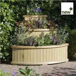 Deluxe Marberry Corner Cascade Planter
