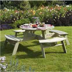 Deluxe Round Picnic Table