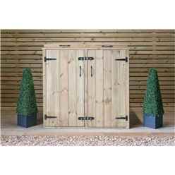 Wheelie Bin And Recycling Box Chest Store - 1 X Wheelie Bin + 2 X Recycling Boxes