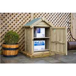 Pressure Treated Redwood Parcel Store