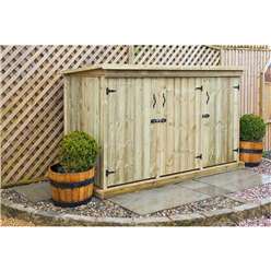 Redwood Pressure Treated Triple Garden Store - Free Delivery