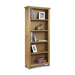 Astoria Solid Oak Tall Bookcase
