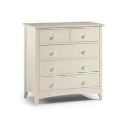 Stone White Cameo 3 + 2 Drawer Chest