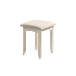 Stone White Cameo Dressing Stool