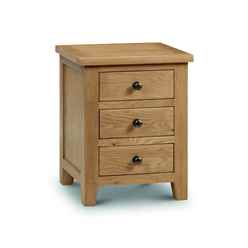 Marlborough American White Oak Bedside Drawer- 3 Drawers