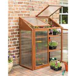 Deluxe Hardwood Mini Greenhouse