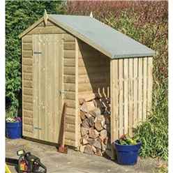 Deluxe 4 X 3 Oxford Shed With Lean To
