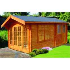 16 X 16 Log Cabin (4.79m X 4.79m) - 28mm Tongue And Groove Logs