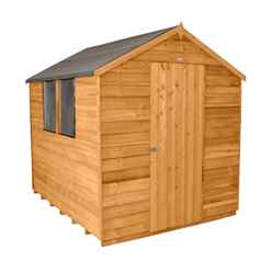 6 X 8 Dip Treated Apex Shed + 2 Windows