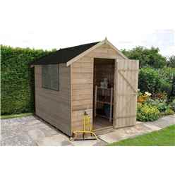 6 X 8 Pressure Treated Apex Shed With Onduline Roof