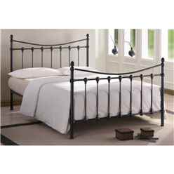 Black Shell Detailed Metal Bed Frame Single 3ft