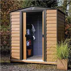 Installed - 6 X 5 Deluxe Woodvale Metal Shed Floor Included (1.94m X 1.51m) Installation Included