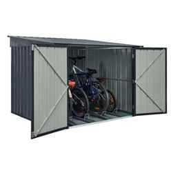 6 X 6 Bike Store Anthracite Grey (2.02m X 1.89m)