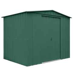 8 X 6 Apex Heritage Green Metal Shed (2.34m X 1.75m)