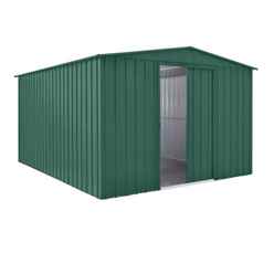 10 X 12 Apex Heritage Green Metal Shed (2.95m X 3.61m)