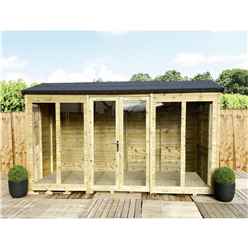 7 X 7 Reverse Pressure Treated Tongue & Groove Apex Summerhouse + Long Windows With Higher Eaves And Ridge Height + Toughened Safety Glass + Euro Lock With Key + Super Strength Framing