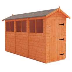 12 X 4 Tongue And Groove Shed (12mm Tongue And Groove Floor And Apex Roof)