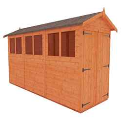 12 X 4 Tongue And Groove Shed With Double Doors(12mm Tongue And Groove Floor And Apex Roof)