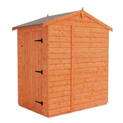 4 X 6 Windowless Tongue And Groove Shed (12mm Tongue And Groove Floor And Apex Roof)