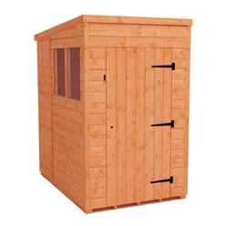 4 X 6 Tongue And Groove Pent Shed (12mm Tongue And Groove Floor And Roof)