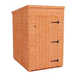 4 X 6 Windowless Tongue And Groove Pent Shed (12mm Tongue And Groove Floor And Roof)