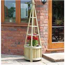 Deluxe Marberry Obelisk Planter