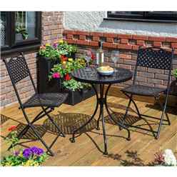 Lattice Three Piece Bistro Set