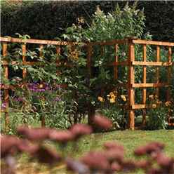 6 X 1 Heavy Duty Trellis Panel Dip Treated - Minimum Order Of 3 Panels