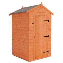 4ft X 4ft  Windowless Tongue And Groove Shed (12mm Tongue And Groove Floor And Apex Roof)