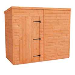 8ft X 4ft Windowless Tongue And Groove Pent Shed (12mm Tongue And Groove Floor And Roof)