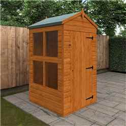 4ft X 4ft Tongue And Groove Sunroom (12mm Tongue And Groove Floor And Apex Roof)