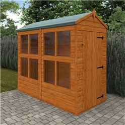 8ft X 4ft Tongue And Groove Sunroom (12mm Tongue And Groove Floor And Apex Roof)