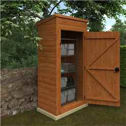 2ft X 3ft Pent Tool Tower (12mm Tongue And Groove Floor And Pent Roof)